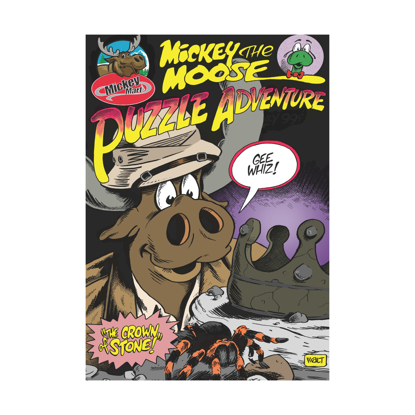 Puzzle Adventure Comic Book