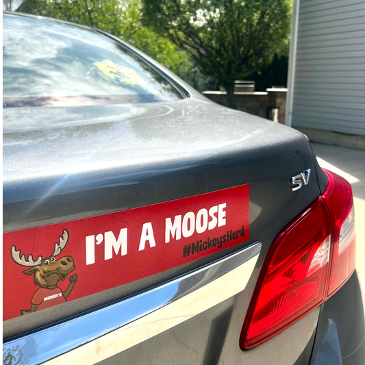 I'm a Moose Bumper Magnet
