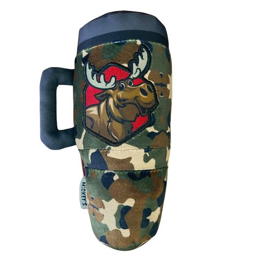 Camo Tumbler Plush Dog Toy