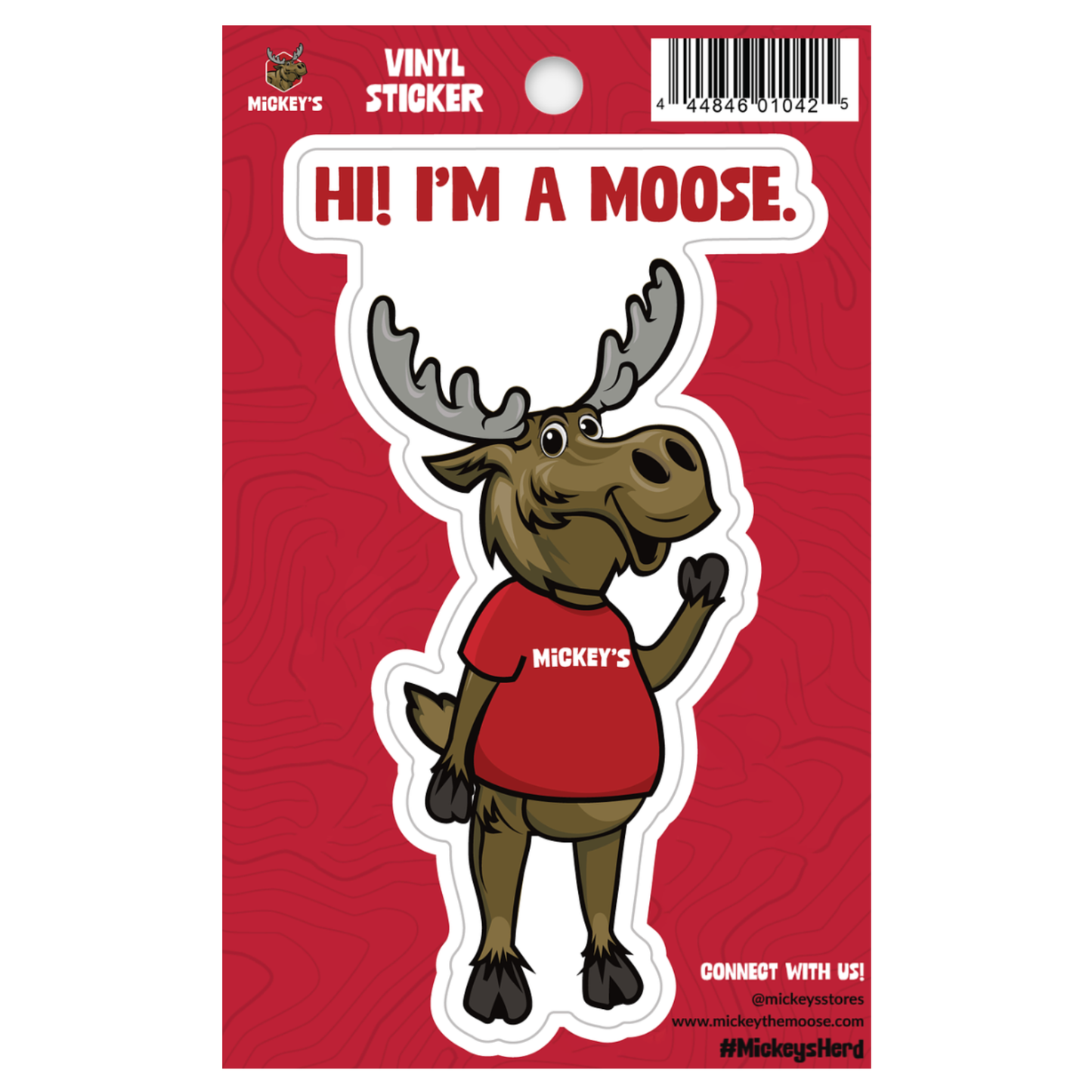 I'm A Moose Vinyl Sticker
