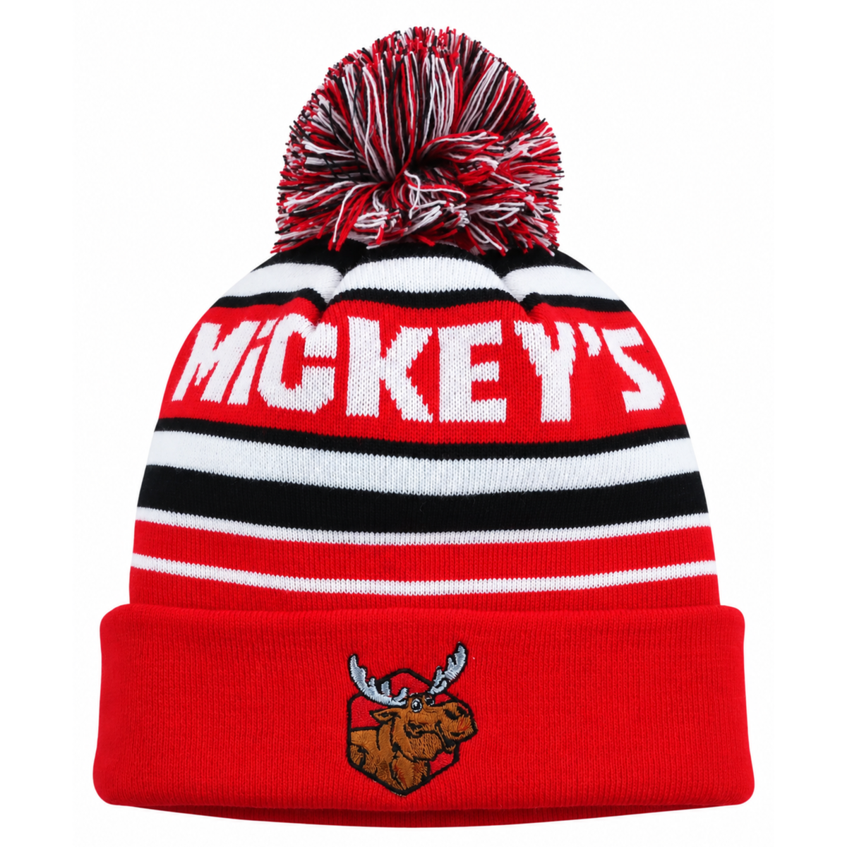 Mickey's Red Winter Pom Hat