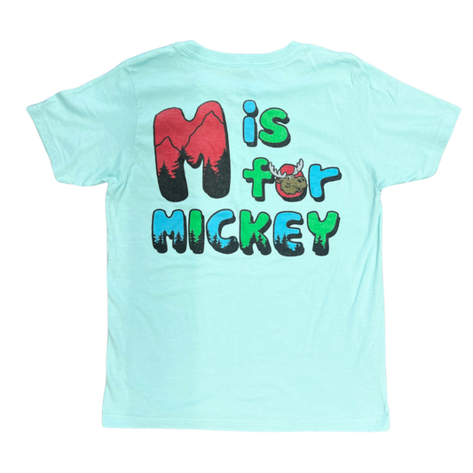 M is for Mickey Youth Tee