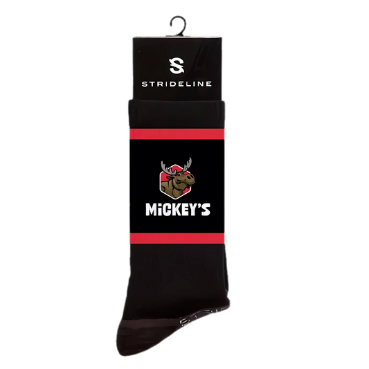 Premium Athletic Crew Socks - Black