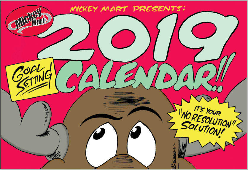 Mickey Mart 2019 Calendar