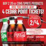 Win 4 FREE Cedar Point Tickets at Mickey Mart All May & June!